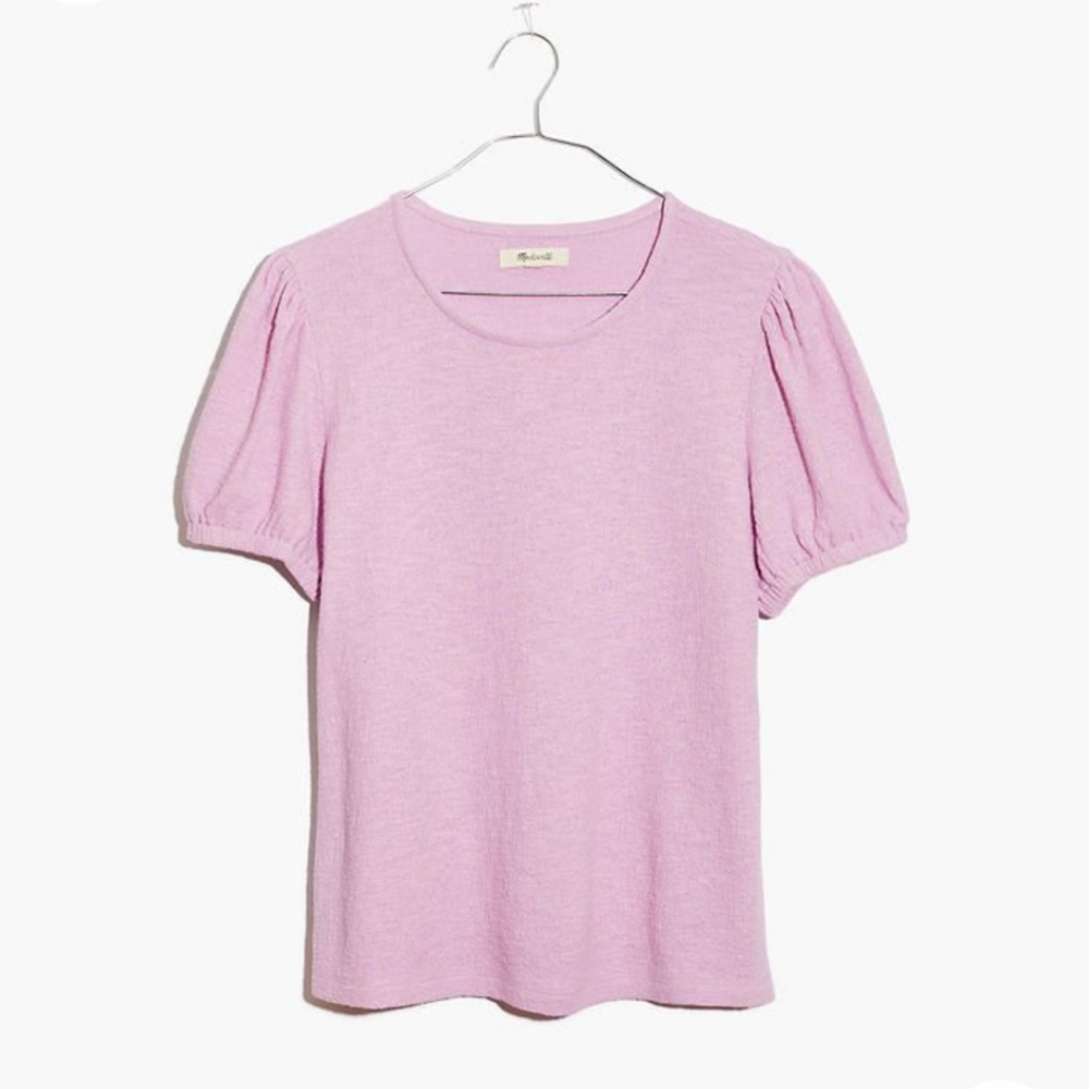Madewell superlight jacquard puff tee